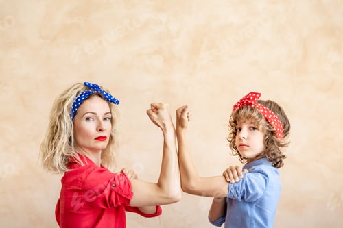 Preview: We can do it! Woman's day concept