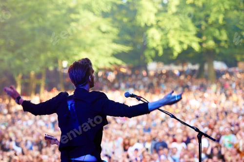 Preview: Enjoying the music festival. Cropped shot of a large crowd at a music concert.