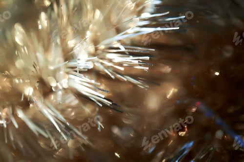 Preview: Shining Christmas abstract background with bokeh.