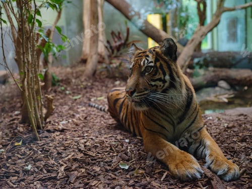 Preview: Bengal tiger in his enclosure