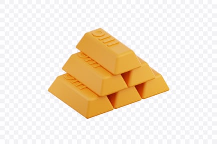 Preview: Stacked Gold Bars