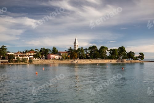 Preview: Beautiful shot of Novigrad in Istria, Croatia during the sunset
