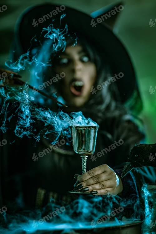 Preview: Witch Drinks Magic Potion