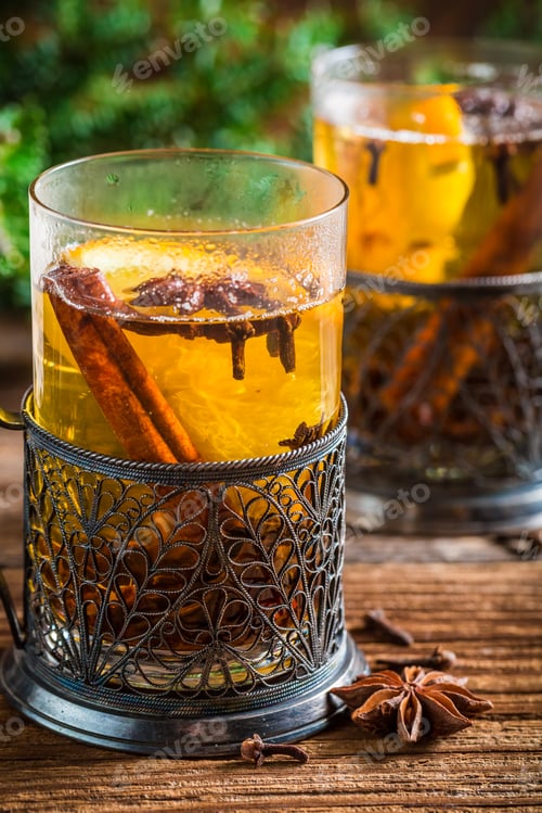 Preview: Orange tea with cinnamon and cloves