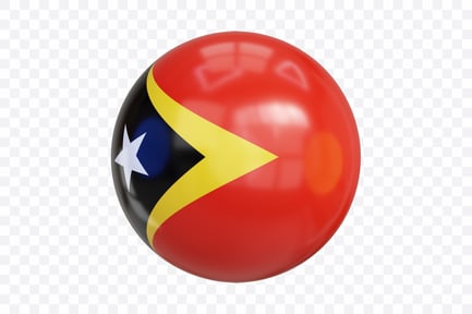 Preview: 3D Timor-Leste Flag