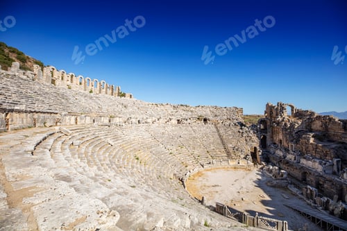 Preview: Nymphaeum of Perge. Ruins of ancient Pamphylian city located in Antalya Province, Turkey.