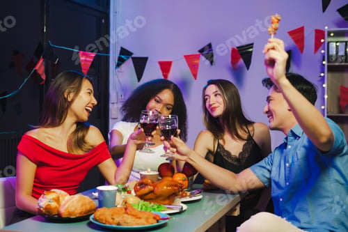 Preview: Successful business team, celebration excellent financial results.