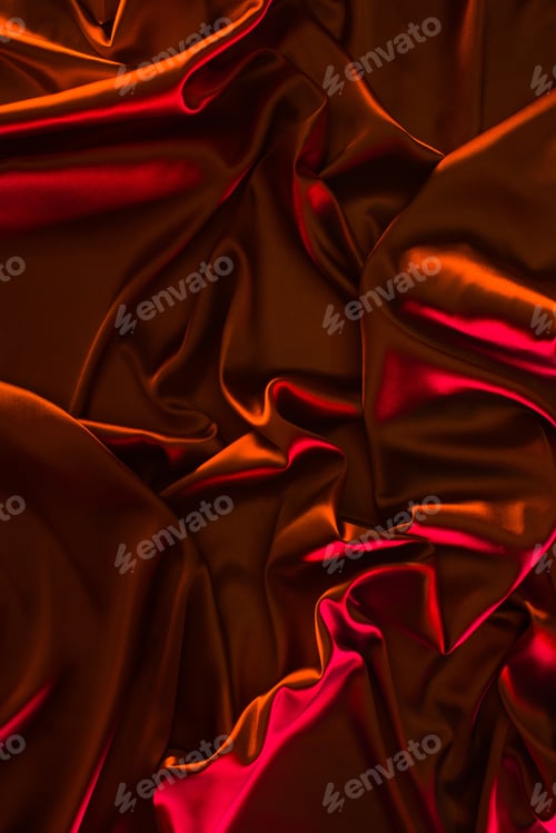 Preview: red shiny satin fabric background