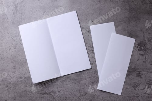 Preview: bifold paper mockup