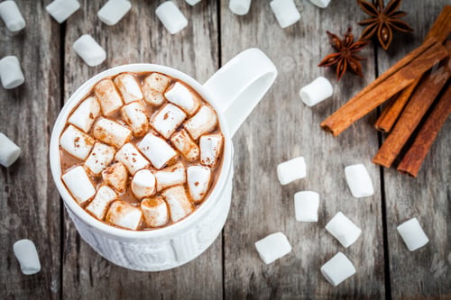 Preview: hot cocoa with marshmallows