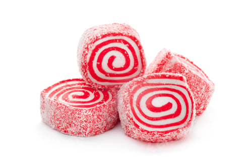 Preview: Tasty oriental sweets isolated on white