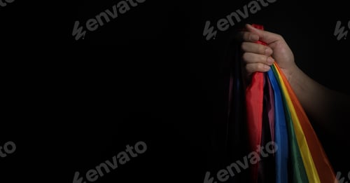 Preview: LGBTQ pride flag. Lesbian Gay Bi sexsual Transgender Queer.