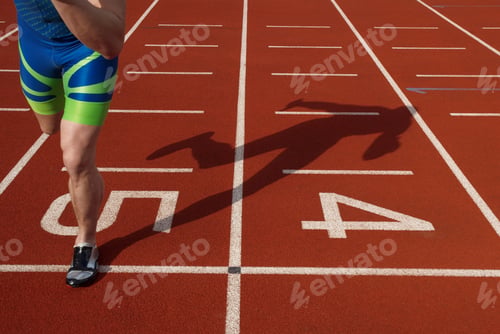 Preview: athlete and shadow