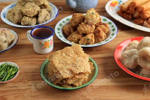 Preview: Crispy Thin SLice Fried Tempeh, Tempe Goreng Krispi