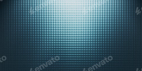 Preview: Turquoise grid pattern with subtle gradient lighting