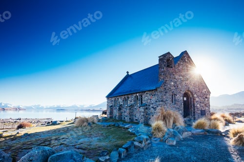 Preview: Church of the Good Shepherd Sunrise in New Zealand