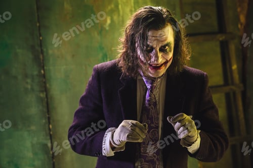 Preview: Bloody Halloween theme: crazy maniak face