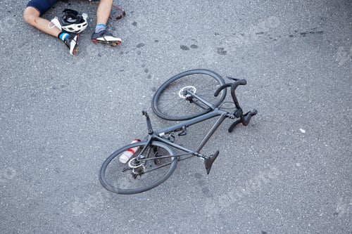 Preview: Bicycle crash on the road