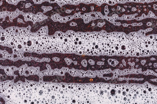 Preview: Suds And Rust Metal Plate Texture. Cleaning The Surface Of Dirt