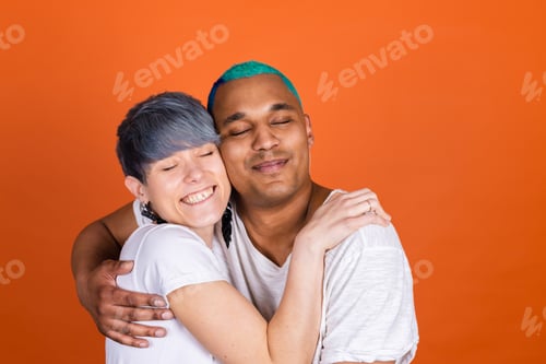 Preview: Black african man and european woman