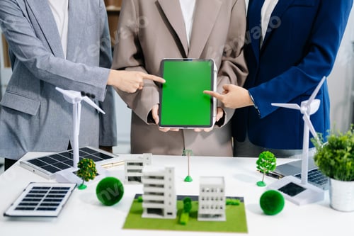 Preview: business Net zero and carbon neutral concept.NET ZERO icons and symbols save the eco world