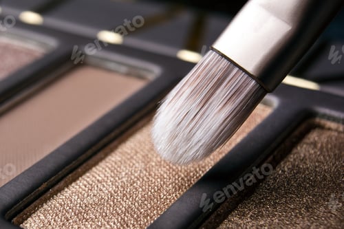 Preview: Brush and professional shadow palette