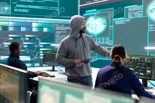 Preview: Governmental hackers analyzing data for cyber threat detection