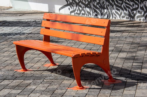 Preview: Orange bench