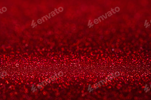 Preview: Abstract vivid red sparkling glitter wall and floor