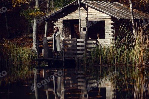 Preview: Portrait of a beautiful, dreamy and sad girl