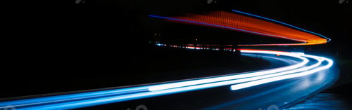 Preview: lights of cars with night. long exposure