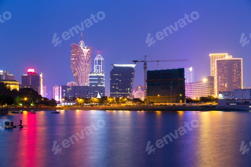 Preview: Macau city at night