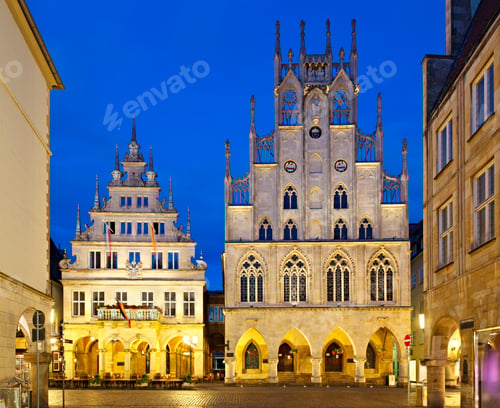 Preview: Old Town Hall Of Muenster, Germany