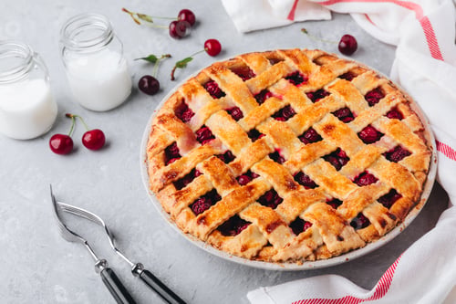 Preview: Homemade Cherry Pie with a Flaky Crust