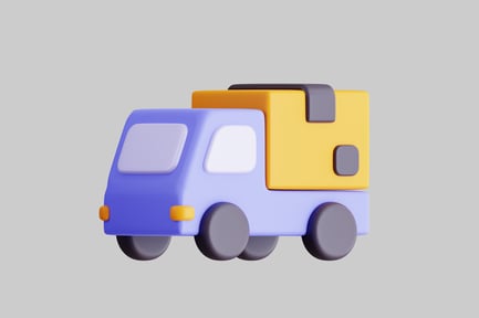 Preview: Cartoon-style truck