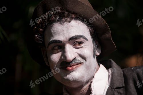 Preview: Portrait of impersonator as a joker, India.