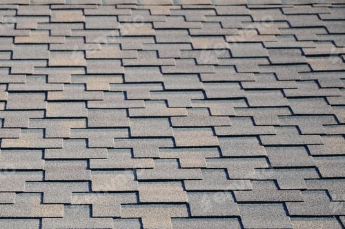 Preview: Modern roofing and decoration of chimneys. Flexible bitumen or slate shingles