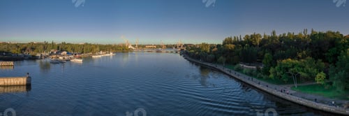 Preview: View of the Ingul River in Nikolaev, Ukraine