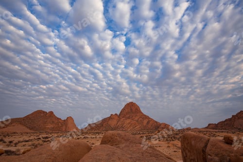 Preview: Cloudy sky over savanna