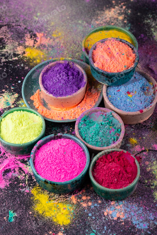 Preview: Gulal colors for Indian Holi festival