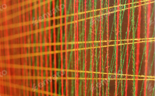 Preview: Fixation bright colorful yarn pattern background