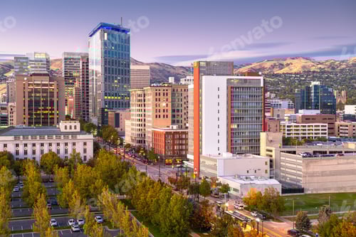 Preview: Salt Lake City, Utah, USA Financial District