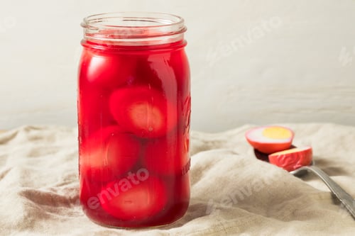 Preview: Preserved Pink Pickled Eggs