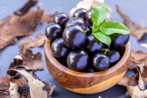 Preview: Exotic and delicious fresh Jaboticaba fruits, a fruit of Amazonian origin