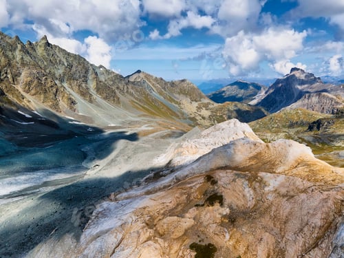 Preview: Roc du Soufre in Vanoise national park of french alps, France