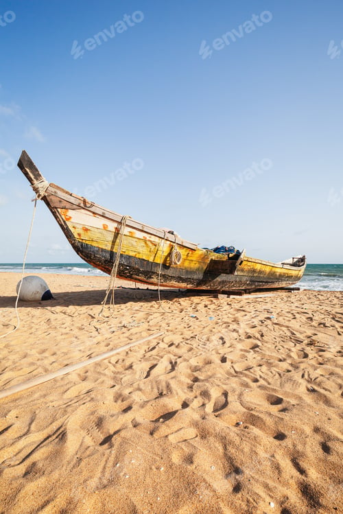 Preview: Traditional fishing boat - Route des Peches, Cotonou, Benin