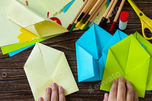 Preview: Pencil Holder the new school year on wooden table. Welcome back to school.