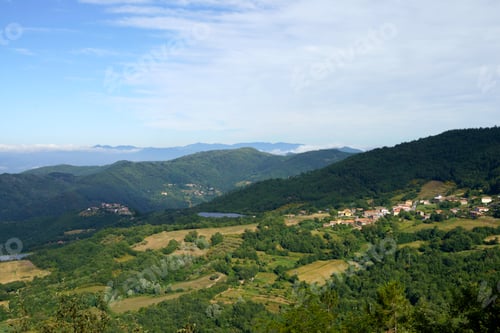 Preview: View of Alpi Apuane from Foce Carpinelli, Tuscany