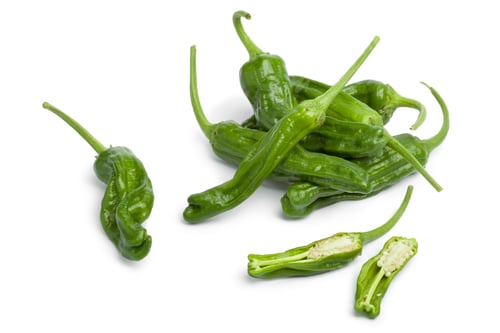 Preview: Fresh green shisito peppers