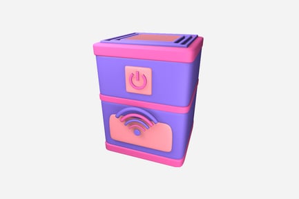 Preview: Smart Air Purifie Clean 3D Illustration